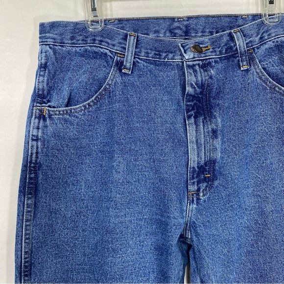 Wrangler Rustler Men’s Regular Fit Straight Leg Jeans 87619SW 36/34 - Picture 2 of 6